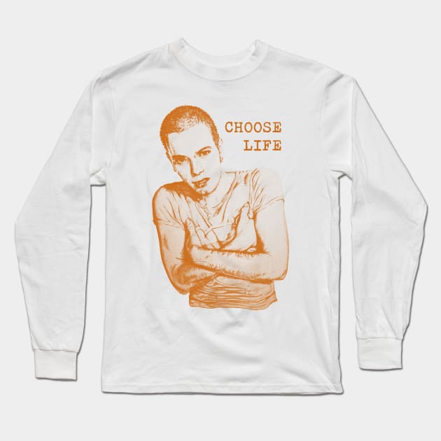 Choose Life (orange) Long Sleeve T-Shirt by rakelittle